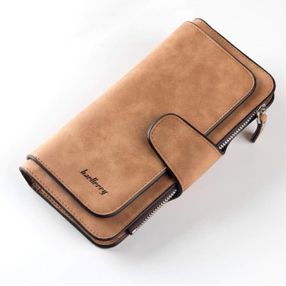 GXF-Baellerry women’s wallet, long wallet card packages, long buckle with zipper - Picture 1 of 9